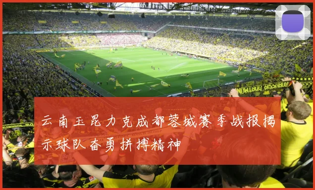云南玉昆力克成都蓉城赛季战报揭示球队奋勇拼搏精神